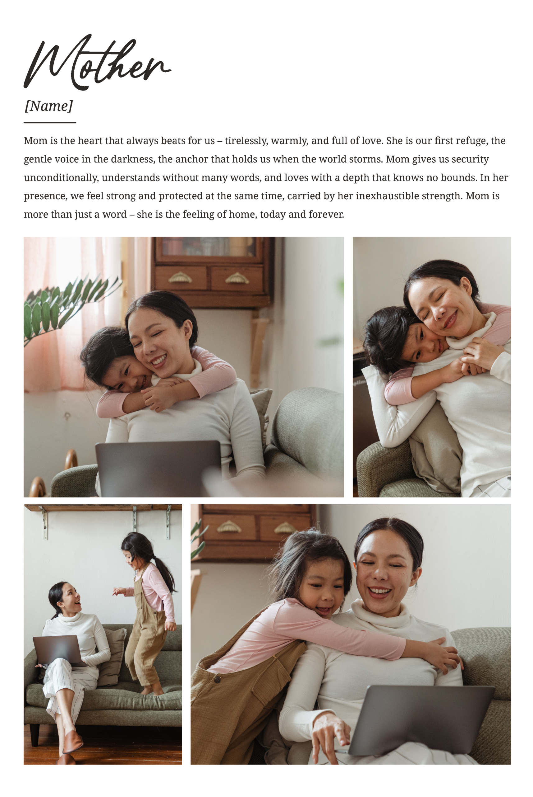 Mom, My World