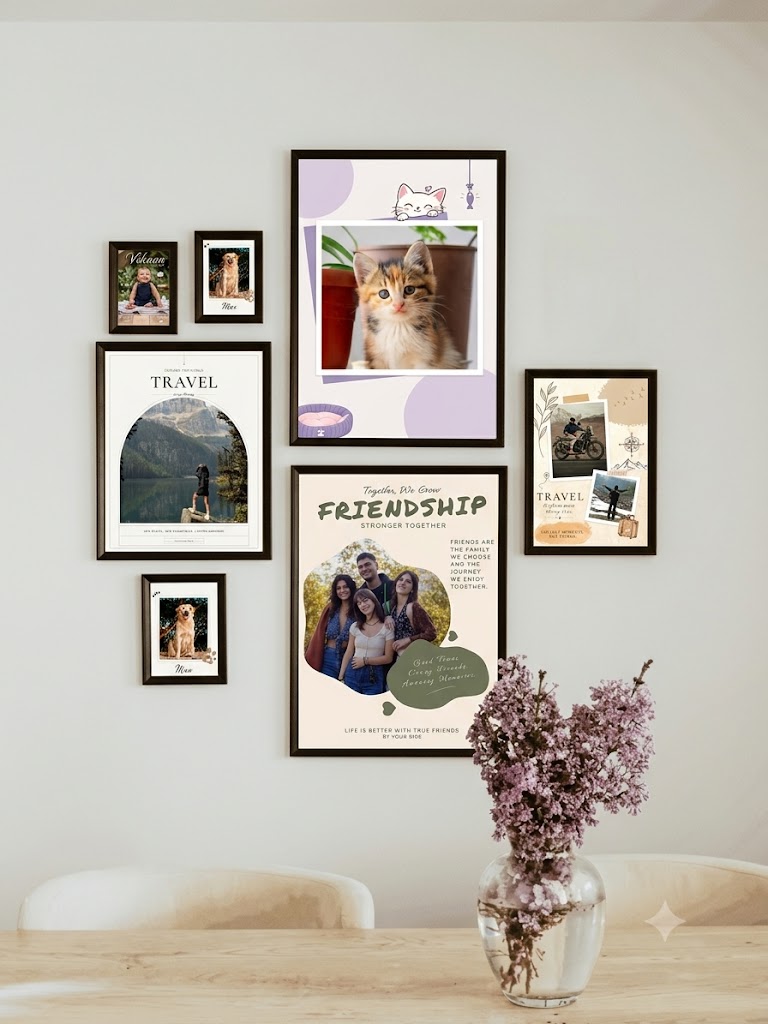 Framed photos gallery