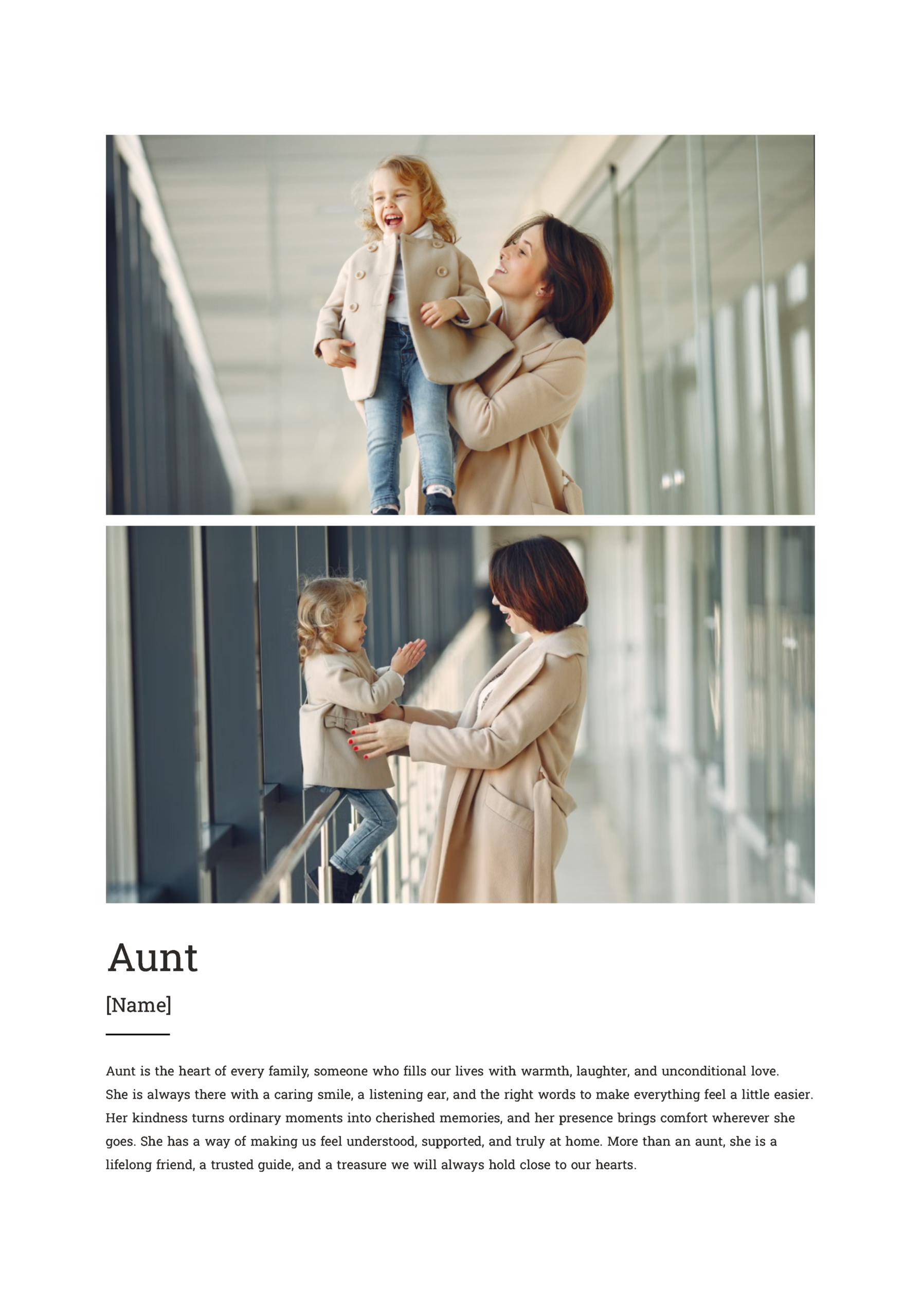 Sweetest Aunt
