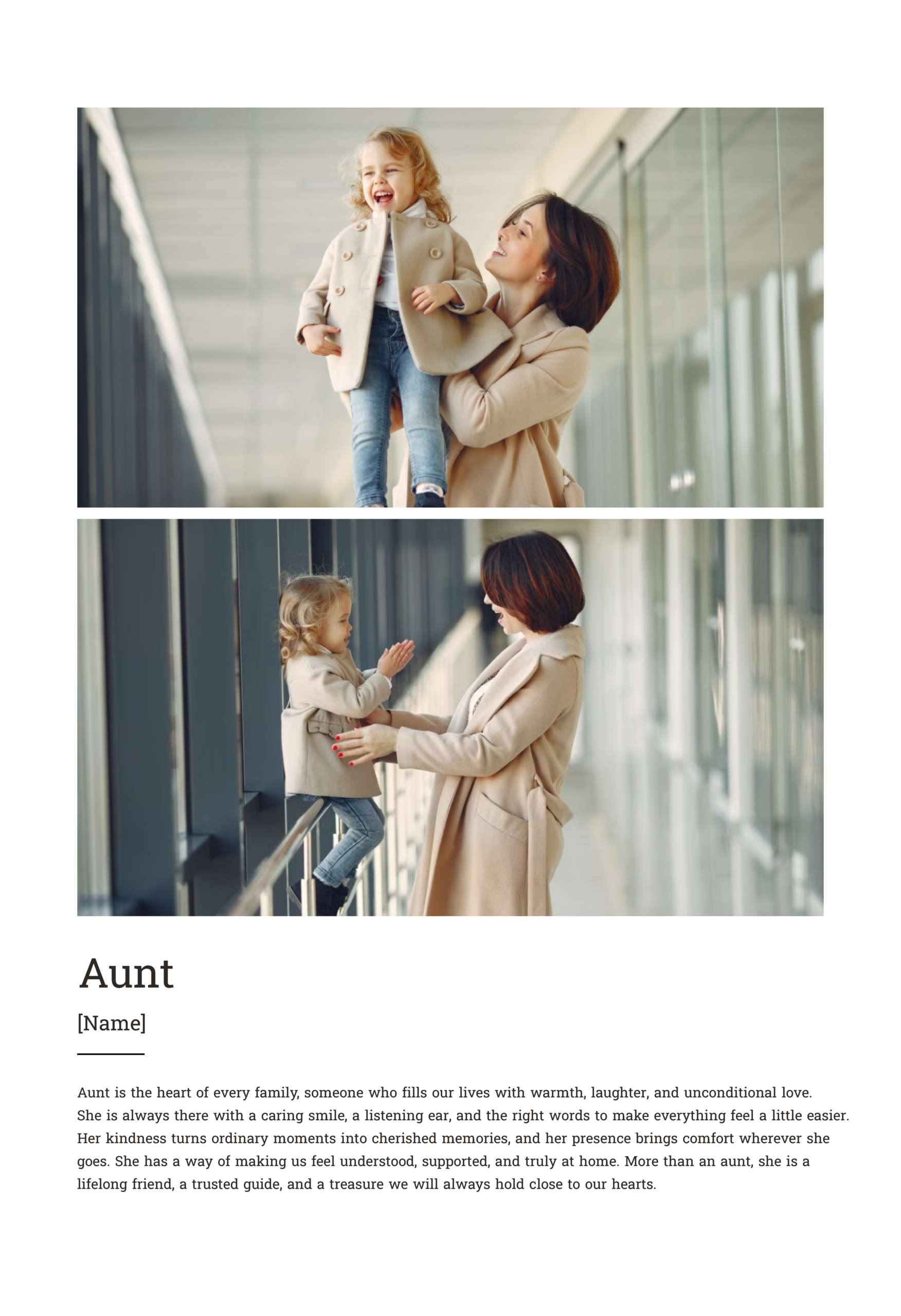 Sweetest Aunt